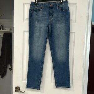 1822 ankle skinny relaxed jeans. Size 14. NWT
